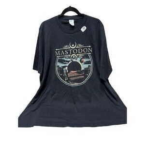Mastodon Men’s 4XL T-Shirt Plus Size Black Graphic Tee - Brand New